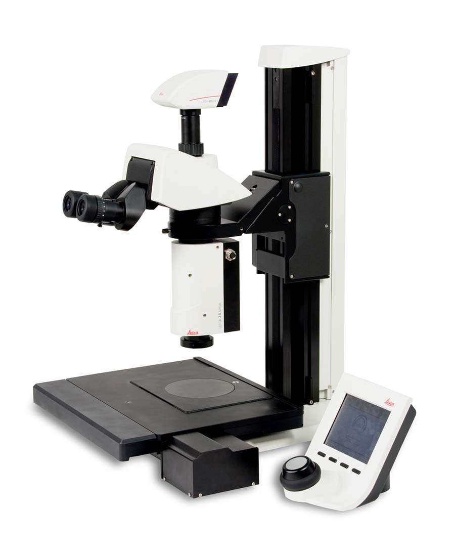 Motorized zoom, iris diaphragm and fine focus for fast reproducible imaging. Motorized zoom, iris diaphragm and fine focus for fast reproducible imaging.
