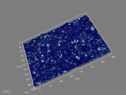 蓝色金属漆的3D模型。