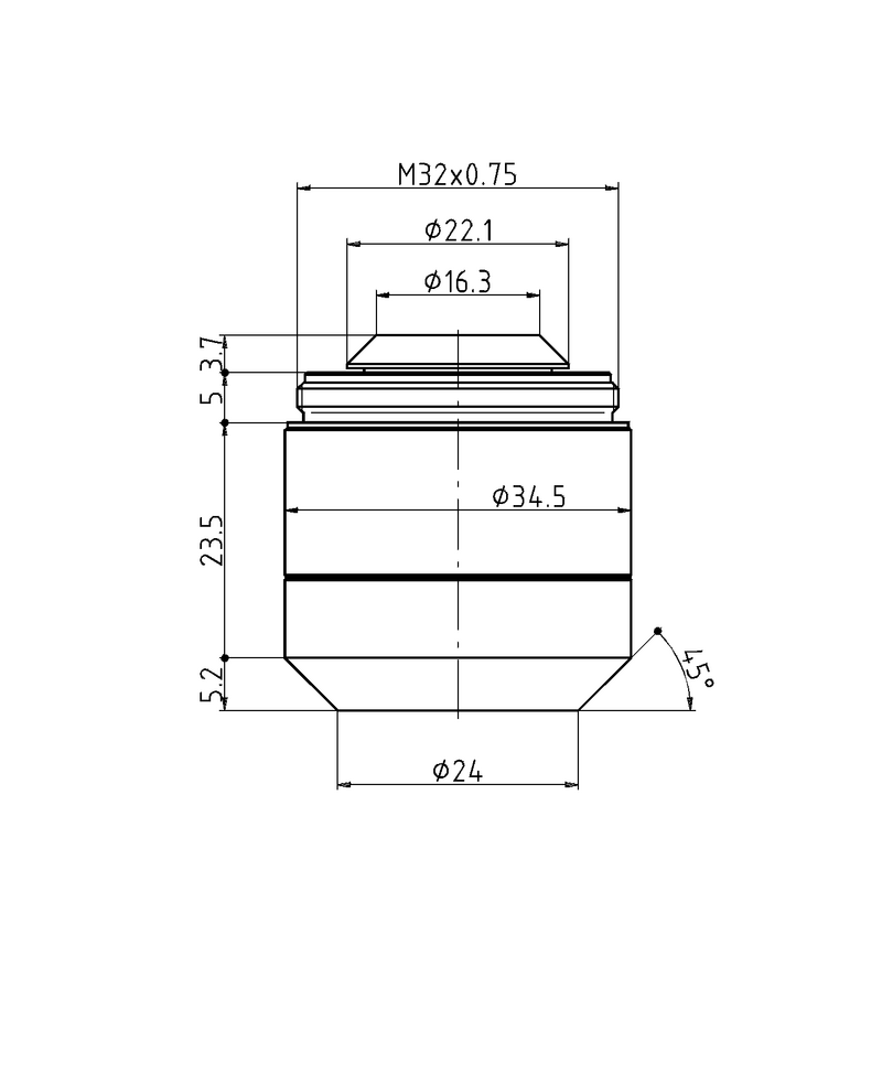 HC PL FLUOTAR 5x/0,15 BD
