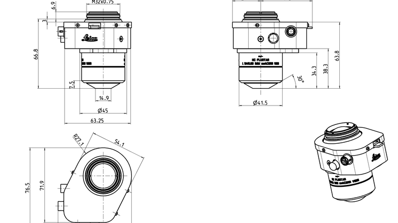 HC FLUOTAR L 16x/0,80 IMM motCORR VISIR
