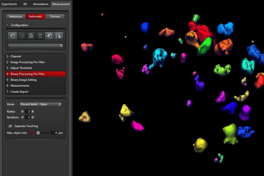 Software module for the analysis and measurement of 3D structures Software module for the analysis and measurement of 3D structures