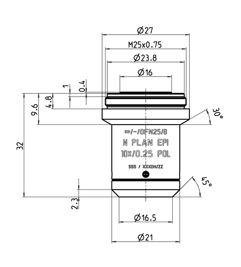 N PLAN EPI 10x/0,25 POL