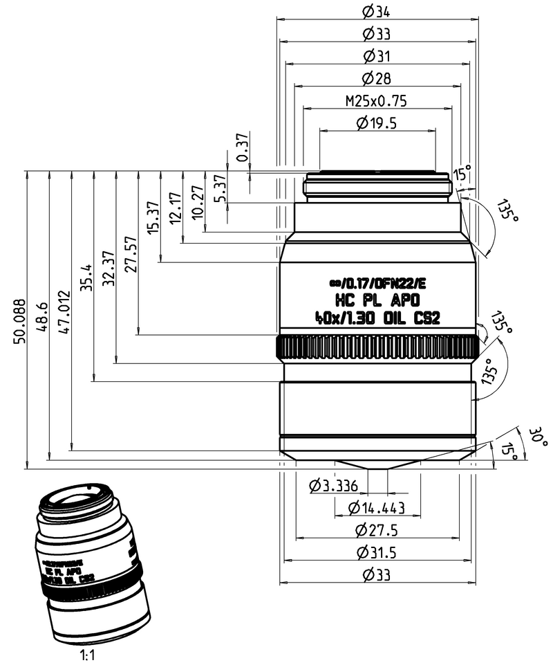 HC PL APO 40x/1.30 OIL CS2