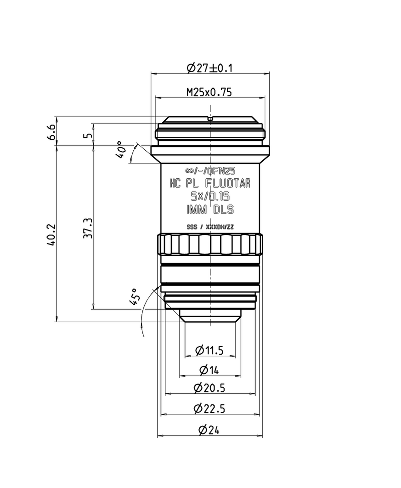 HC PL FLUOTAR 5x/0,15 IMM DLS