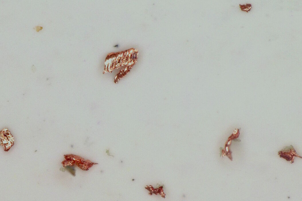Particles observed on the surface of a particle trap which could be used for technical cleanliness during battery production. Particles_on_the_surface_of_a_particle_trap.jpg