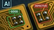 AI-based inspection detects, classifies, and measures defects directly in microscope images of components.
