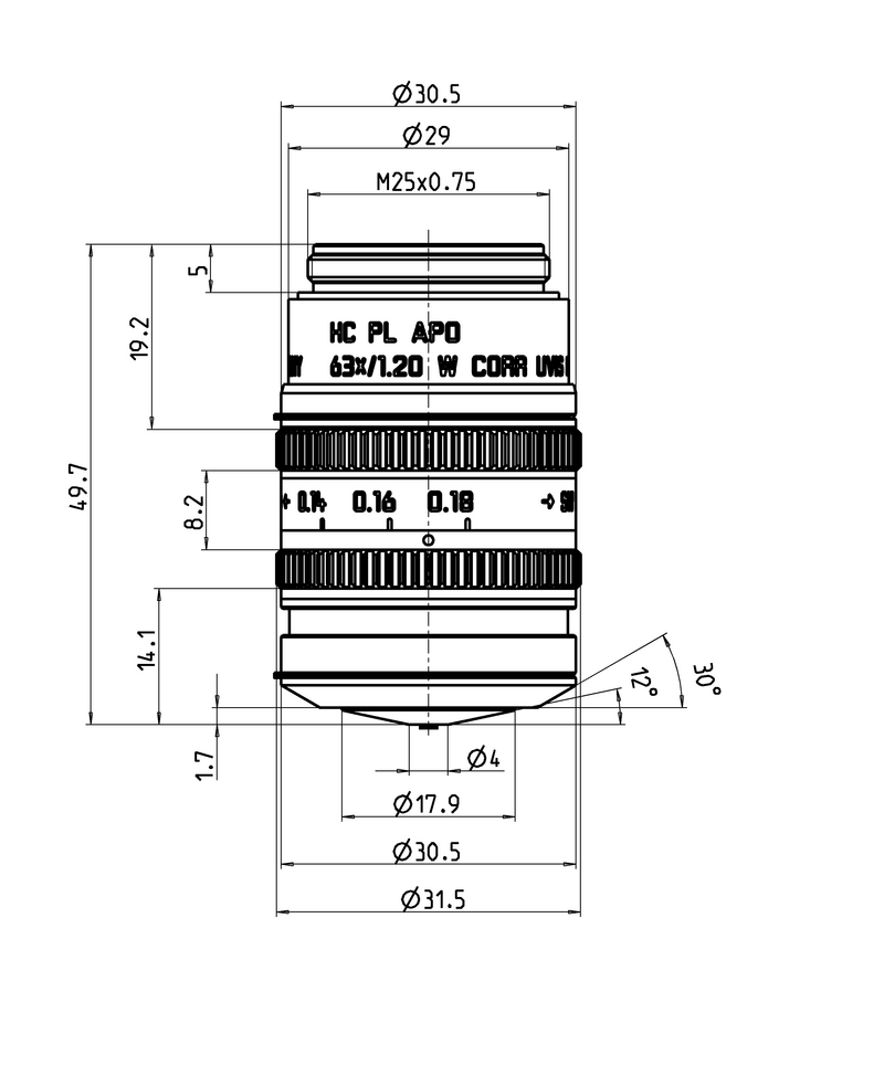 HC PL APO 63x1,2 W CORR UVIS CS2