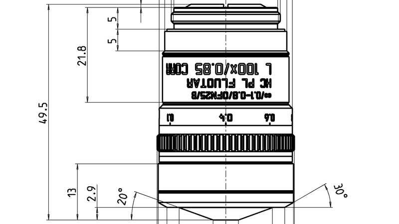 HC PL FLUOTAR L 100x/0,85 CORR