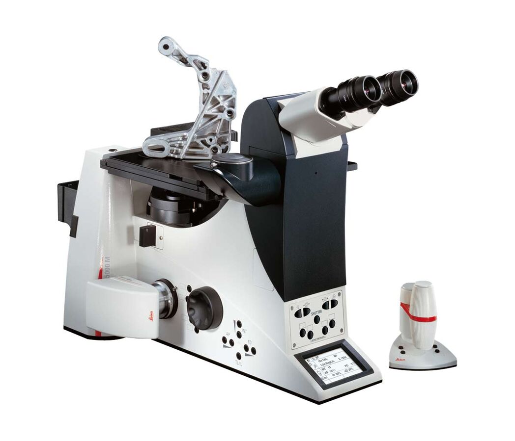 The complete Leica DMI5000 system, including microscope, camera, and software, provides a seamless, harmonious solution for materials testing and quality control. The complete Leica DMI5000 system, including microscope, camera, and software, provides a seamless, harmonious solution for materials testing and quality control.