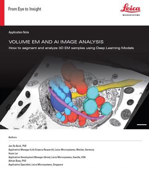 Link to Volume EM and AI Image Analysis Application Note