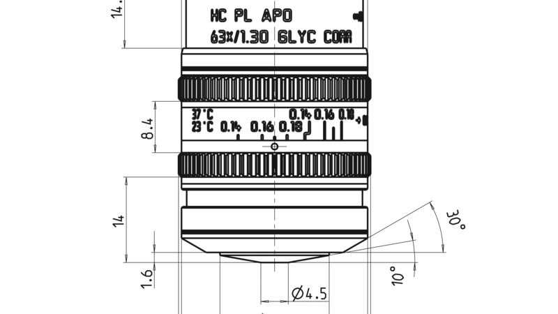 HC PL APO 63x/1,30 GLYC CORR