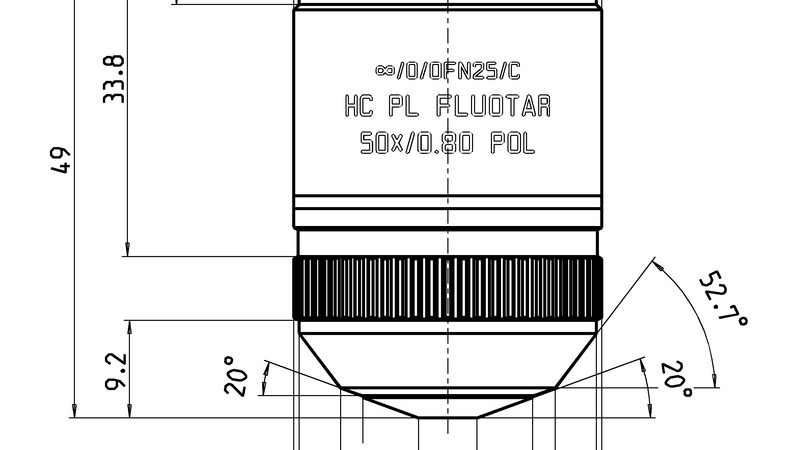 HC PL FLUOTAR 50x/0,80 POL