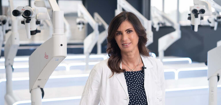 Lucia Oriella Piccioni 博士是意大利米兰圣拉斐尔生命健康大学的耳鼻喉科学家，教授耳鼻喉学科的教学课程，一直期待着 M320 的全新 4K 成像可以优化耳鼻喉学科的教学。

