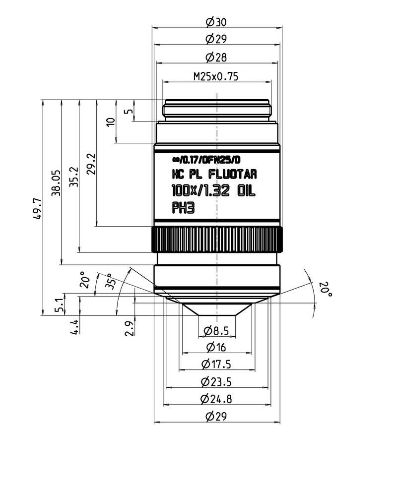 HC PL FLUOTAR 100x/1,32 OIL PH3