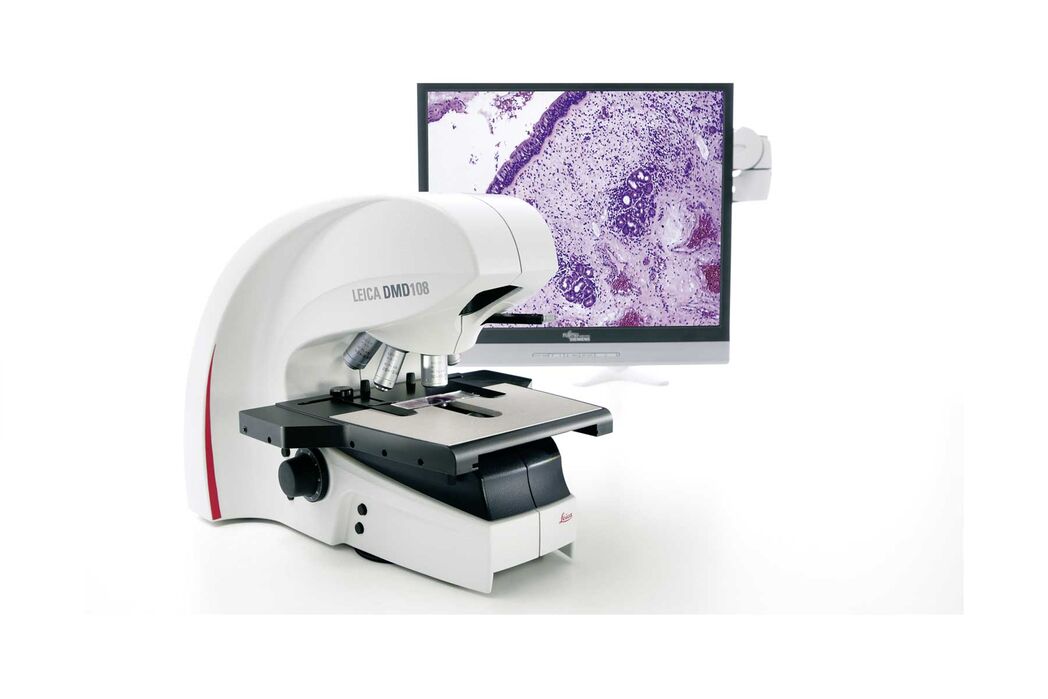 The Leica DMD108 Digital Micro Imaging solution addresses the growing workload in today’s busy laboratories. The Leica DMD108 Digital Micro Imaging solution addresses the growing workload in today’s busy laboratories.