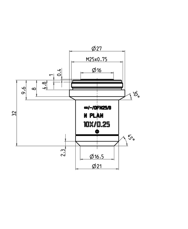 N PLAN 10x/0,25