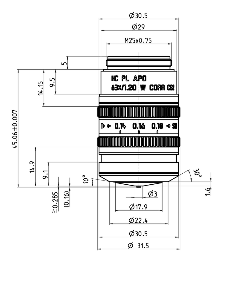 HC PL APO 63x/1,20 W CORR CS2