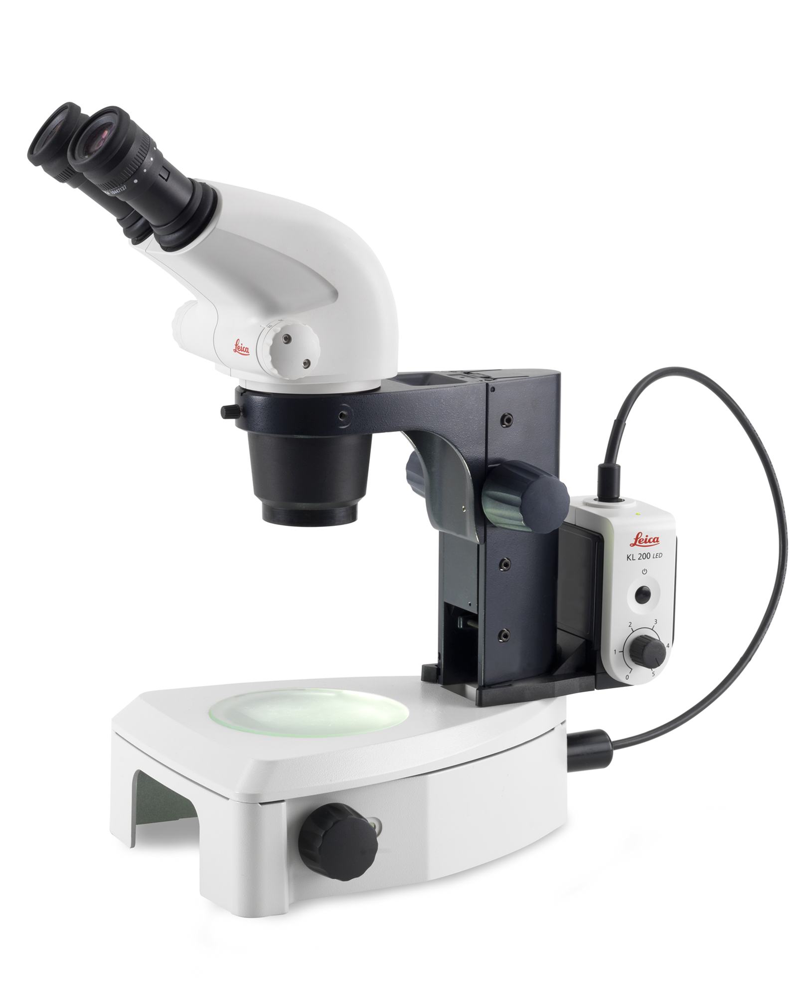 The KL200 LED Illumination on a Leica S4 E Stereomicroscope