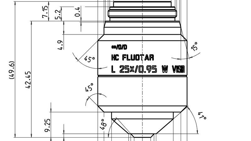 HC FLUOTAR L 25x/0,95 W VISIR