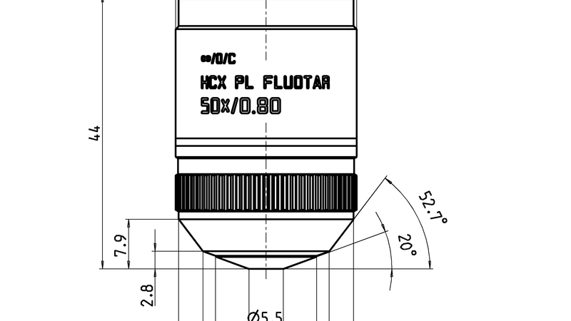 HC PL FLUOTAR 50x/0,80 