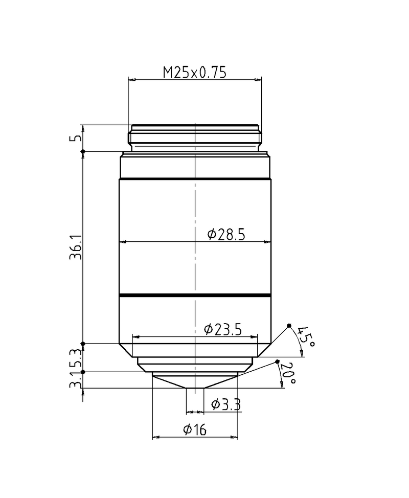 N PLAN 20x/0,40