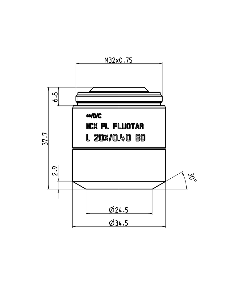 HC PL FLUOTAR L 20x/0,40 BD
