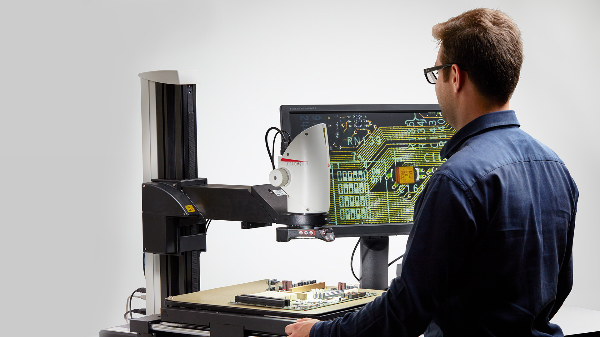 Industrial Manufacturing Leica Microscope