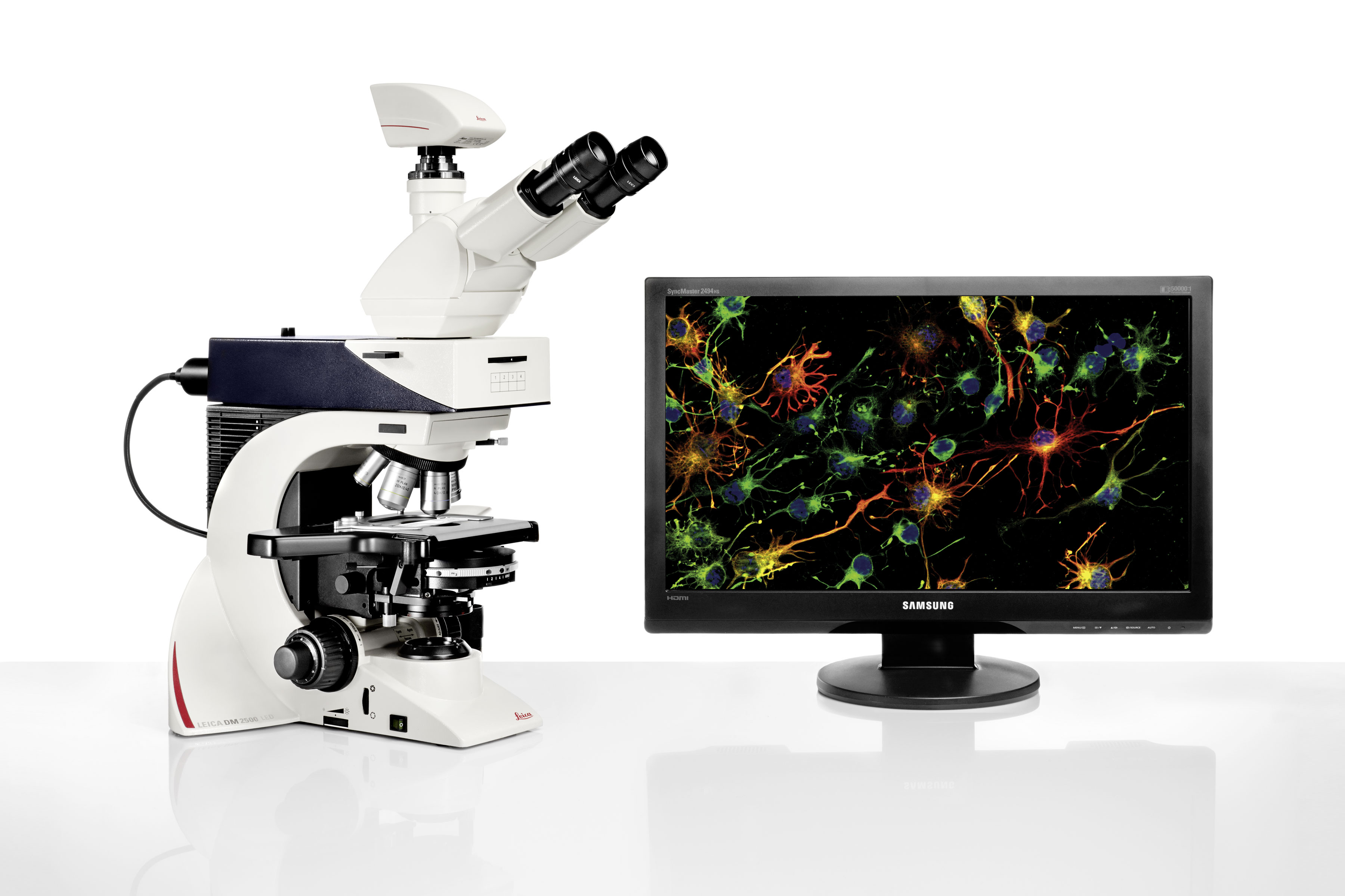 Leica DM2500 和 DM2500 LED 显微镜是生命科学常规和研究应用中应对艰巨任务的终极工具。