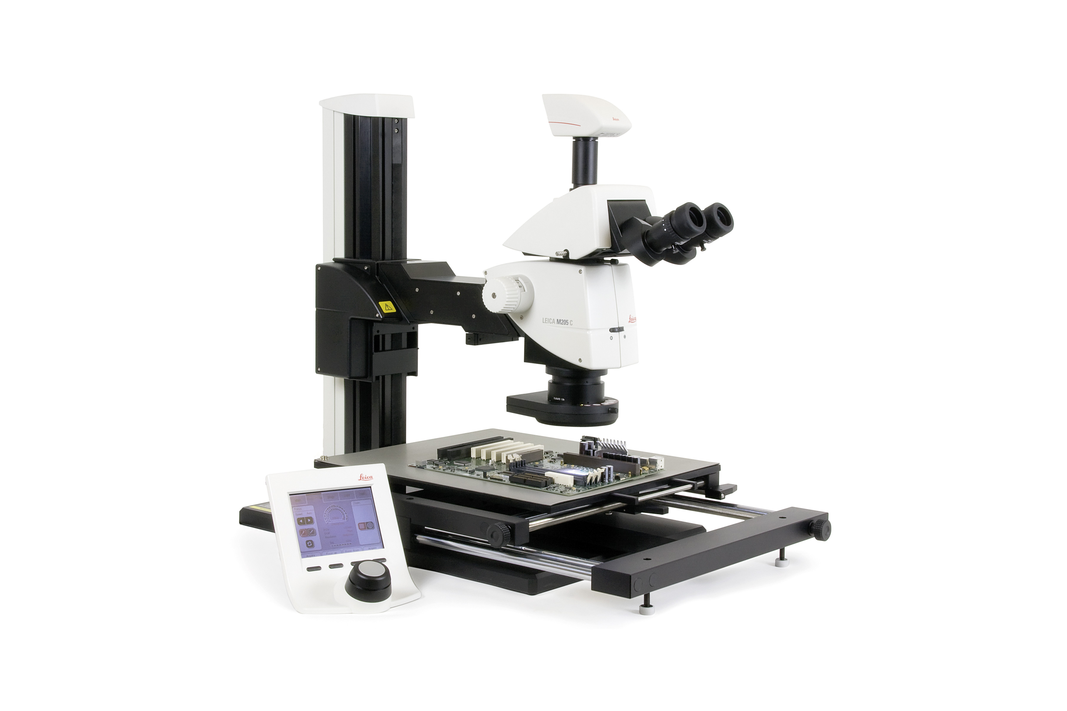 XY stage (optional) and universal base plate ground the system to reduce damage to sensitive electronic components. XY stage (optional) and universal base plate ground the system to reduce damage to sensitive electronic components.