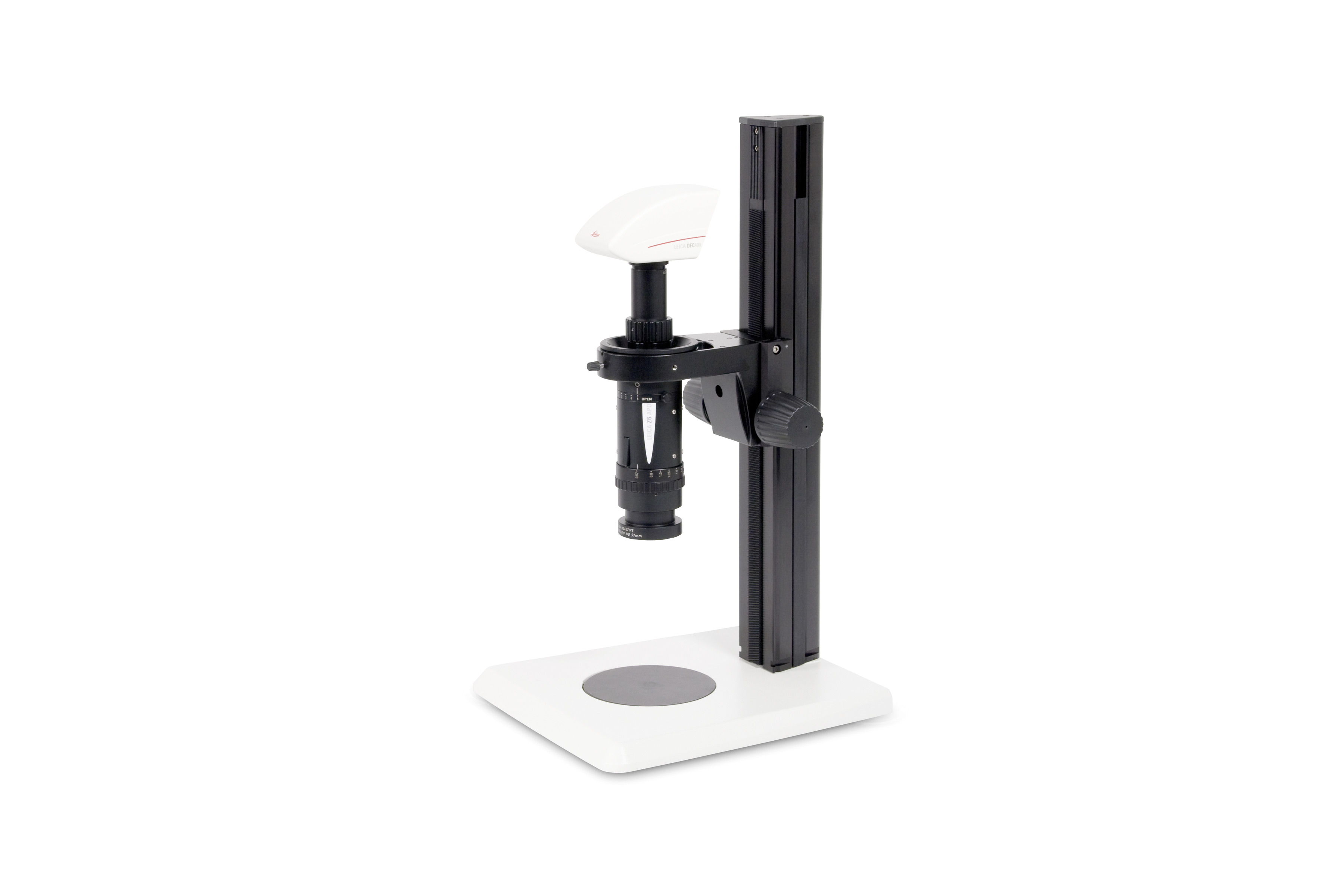 Large working distance allows convenient analysis of any sample.